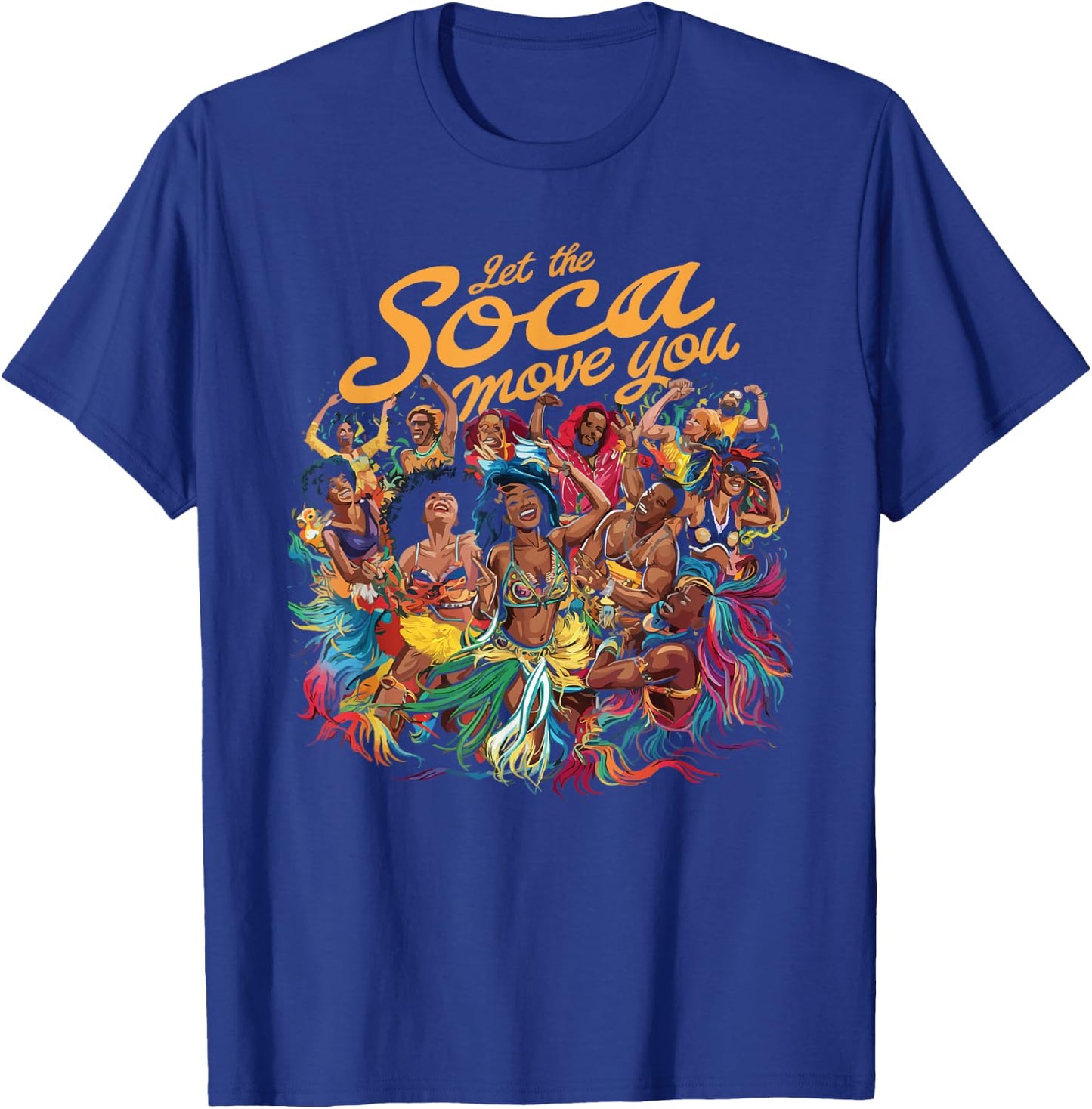Soca Dancing Trinidad And Tobago Dancer Soca Music T-Shirt - T-Shirt | Royal