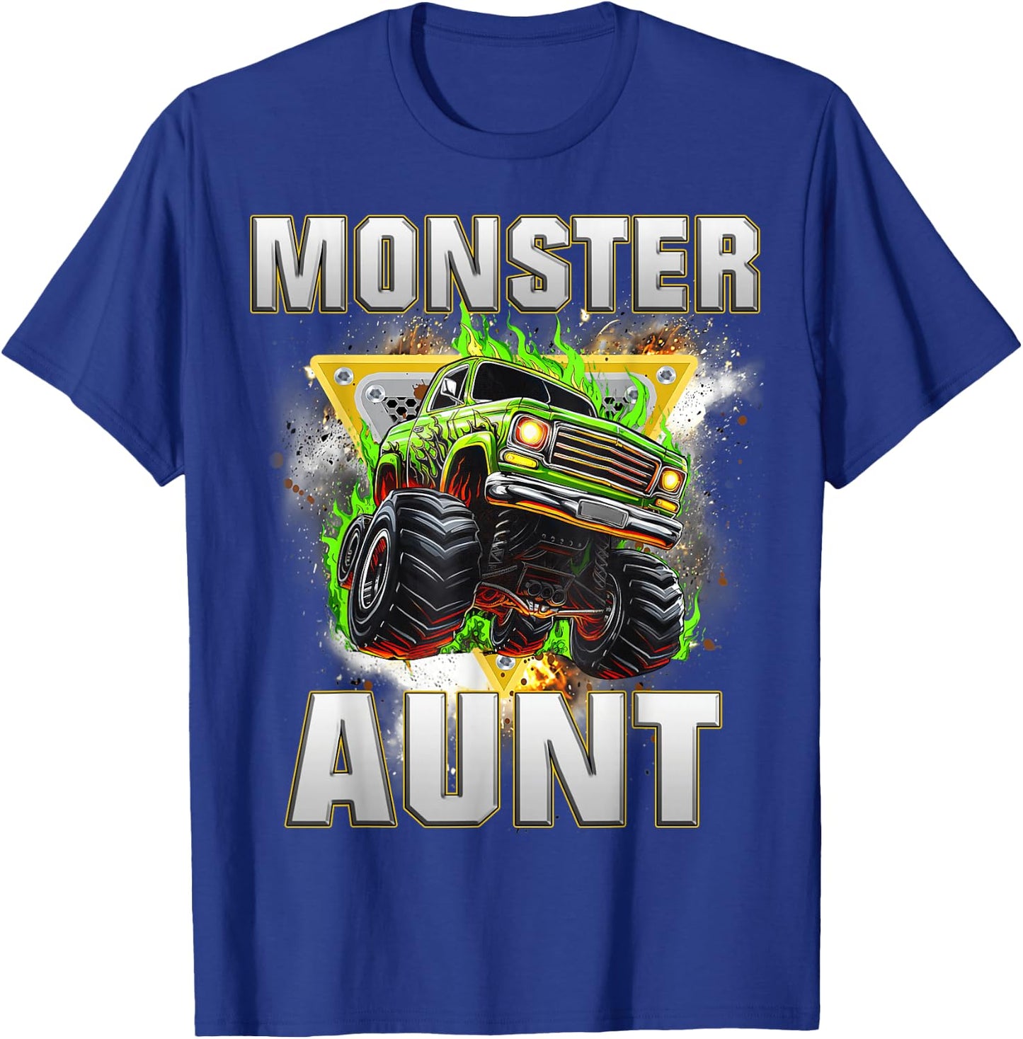Monster Truck Aunt Monster Truck Are My Jam Kids Adults T-Shirt - T-Shirt | Royal