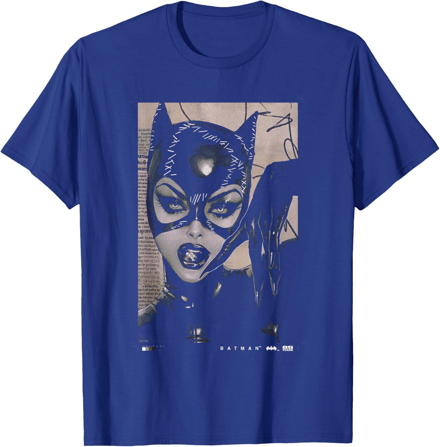 Batman Catwoman 85th Anniversary Comic Cover T-Shirt - T-Shirt | Royal