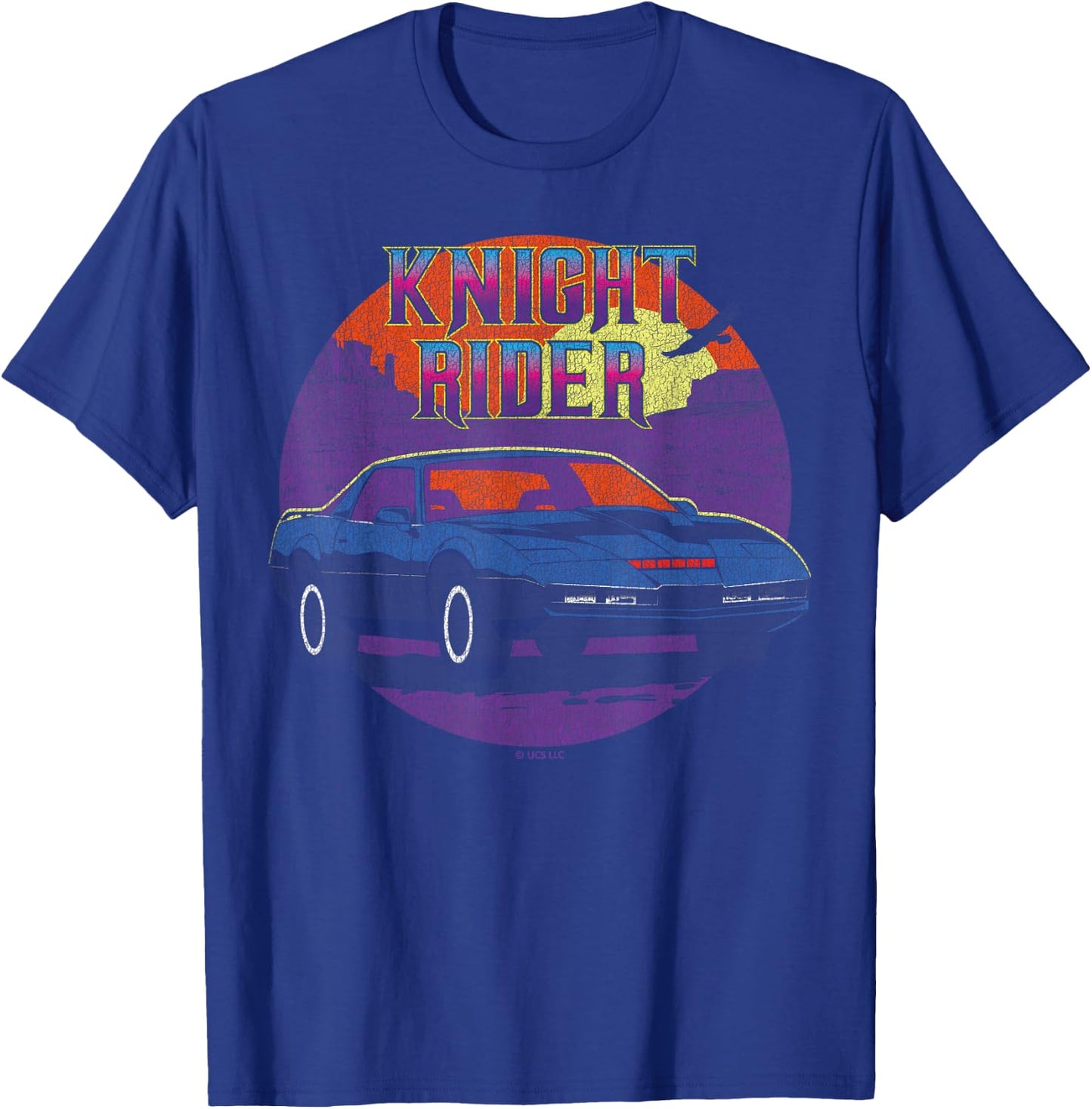 Knight Rider Retro Car Adventure Iconic T-Shirt - T-Shirt | Royal