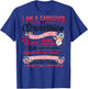 I Am A Caregiver My Profession Taught Me To Love T-Shirt - T-Shirt | Royal