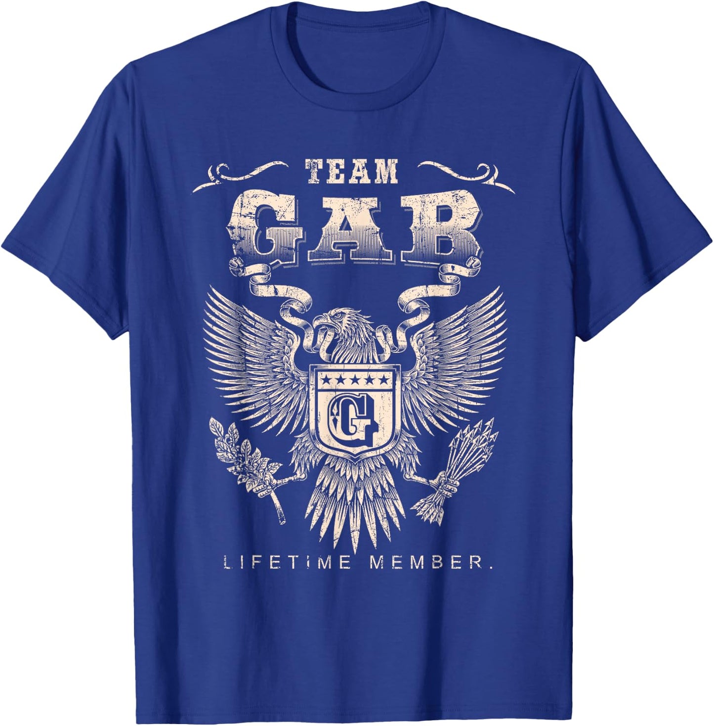 Team Gab Lifetime Member - Gab Name T-Shirt - T-Shirt | Royal