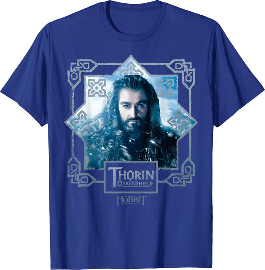 The Hobbit - Thorin Oakenshield : -Adults, Black, Small T-Shirt - T-Shirt | Royal