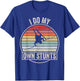 Retro Vintage I Do My Own Stunts Skiing Ski T-Shirt - T-Shirt | Royal