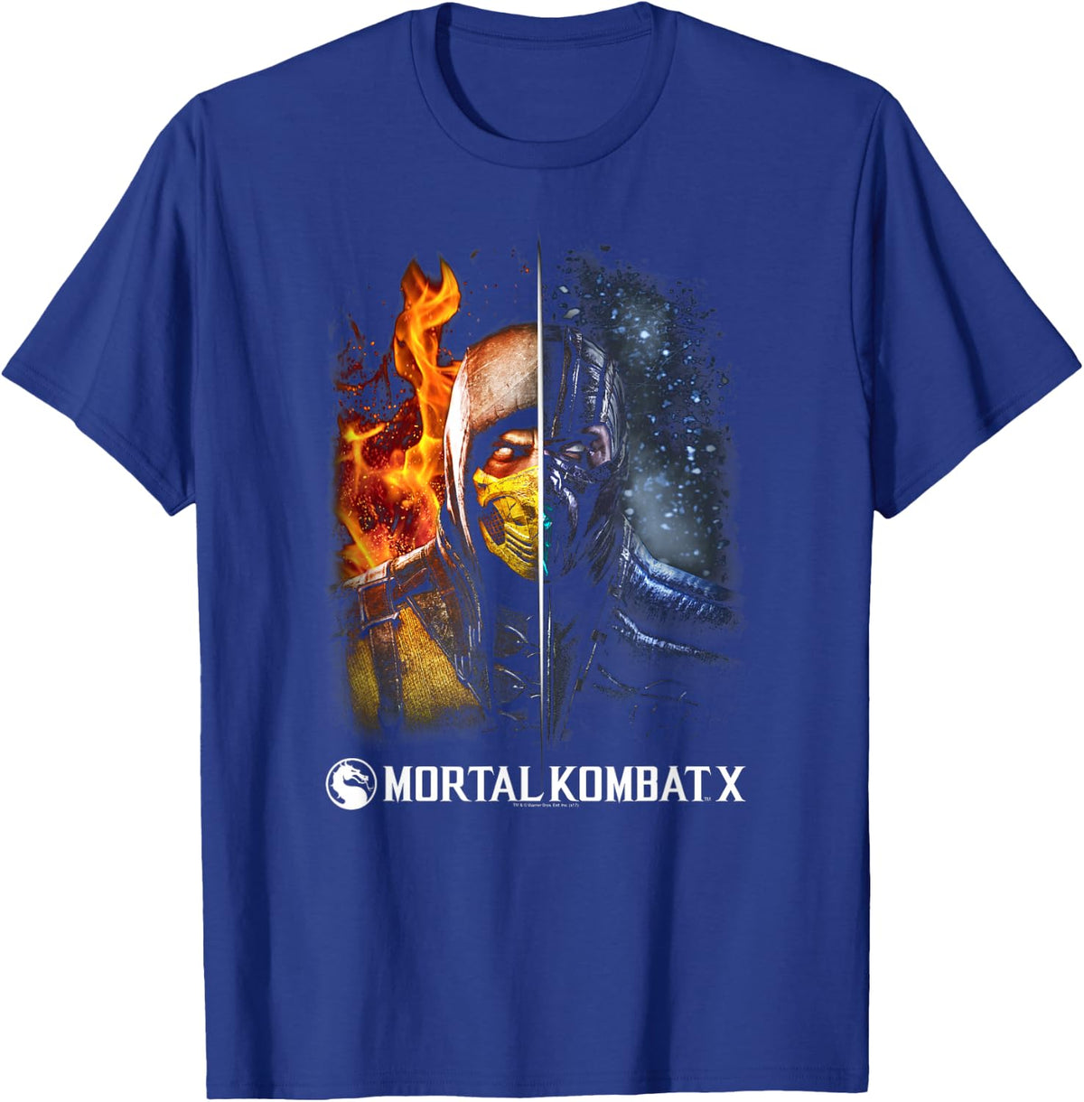 Mortal Kombat X Fire and Ice T-Shirt - T-Shirt | Royal