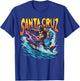 Santa Cruz California Summer Surfing Bigfoot Shark Men Women Kids T-Shirt - T-Shirt | Royal