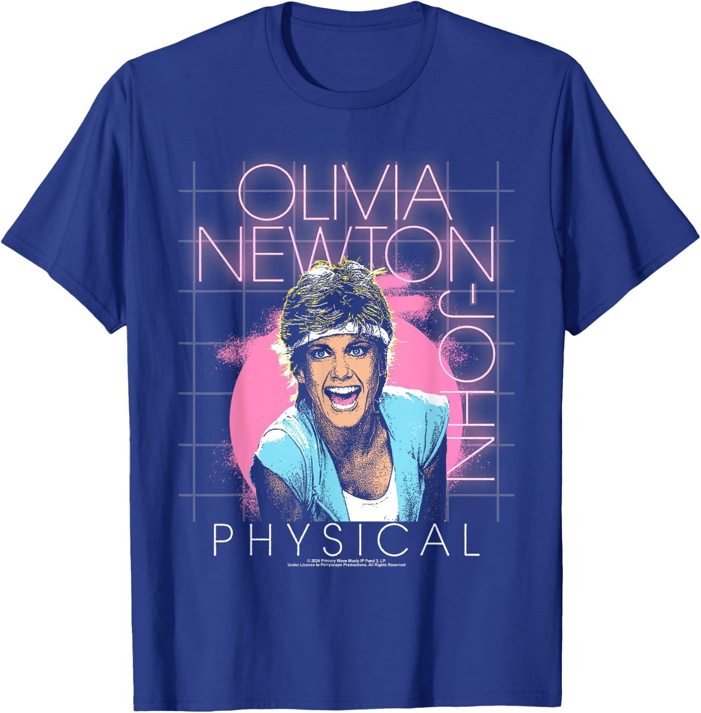 Popfunk Olivia Newton-John Let's Get Physical T-Shirt - T-Shirt | Royal