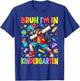 Bruh I'm in Kindergarten Dabbing Boy Student Back to School T-Shirt - T-Shirt | Royal