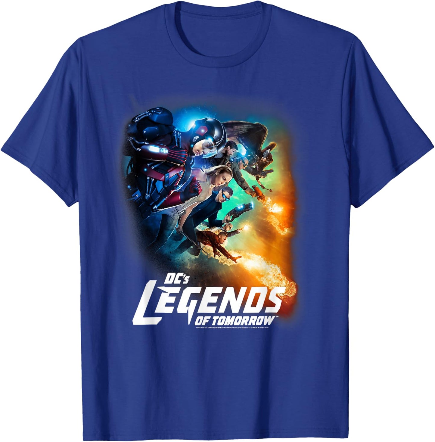 Legends of Tomorrow Team Poster T-Shirt - T-Shirt | Royal
