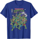 T.M.N.T. Comic Book Cover Group Shot T-Shirt - T-Shirt | Royal