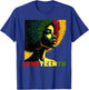 Juneteenth Tribute Vibrant Black Woman Art T-Shirt - T-Shirt | Royal