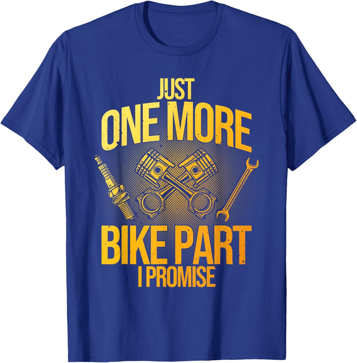 Motorcycle Mechanic Art Dad Motorcycle Lovers Biker T-Shirt - T-Shirt | Royal