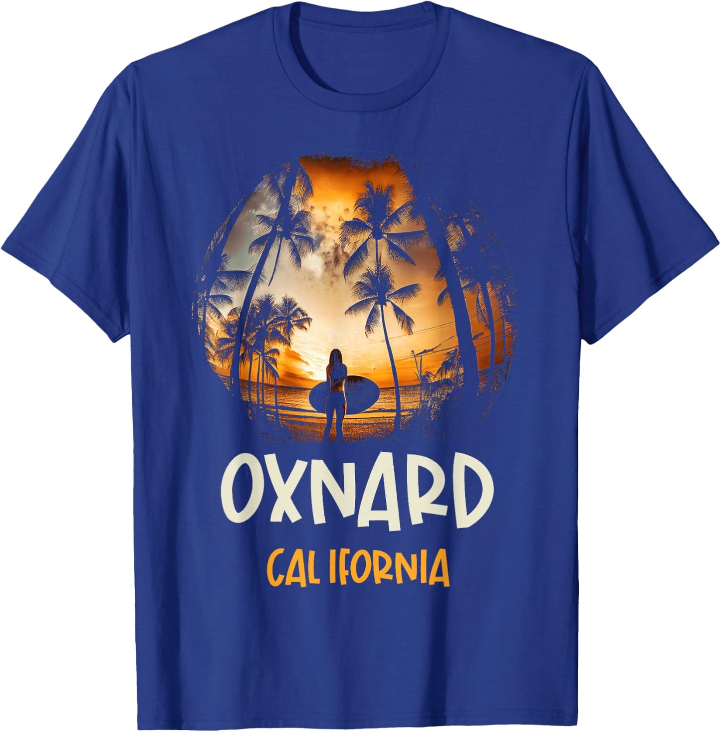 Oxnard California T-Shirt - T-Shirt | Royal