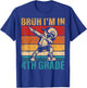 Fourth Grade Dabbing Boy Bruh i'm in 4th Grade Student T-Shirt - T-Shirt | Royal
