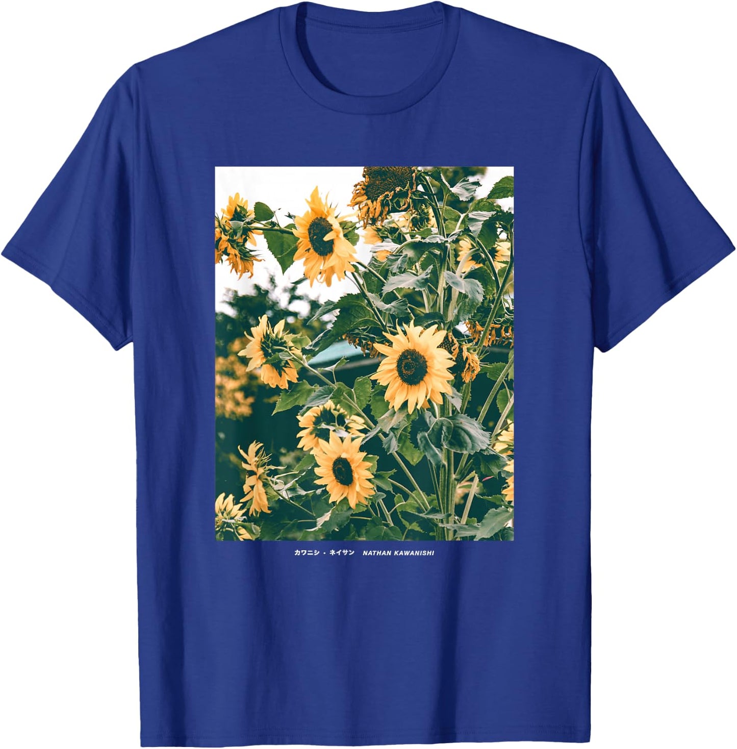 Floral Sunflower Streetwear Aesthetic Fashion Small T-Shirt - T-Shirt | Royal