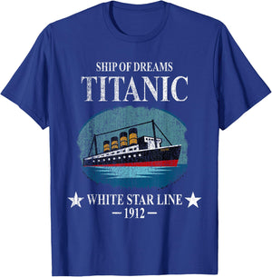 RMS TITANIC Ship Sailing Boat Ship 1912 Boys Girl Kids T-Shirt - T-Shirt | Royal