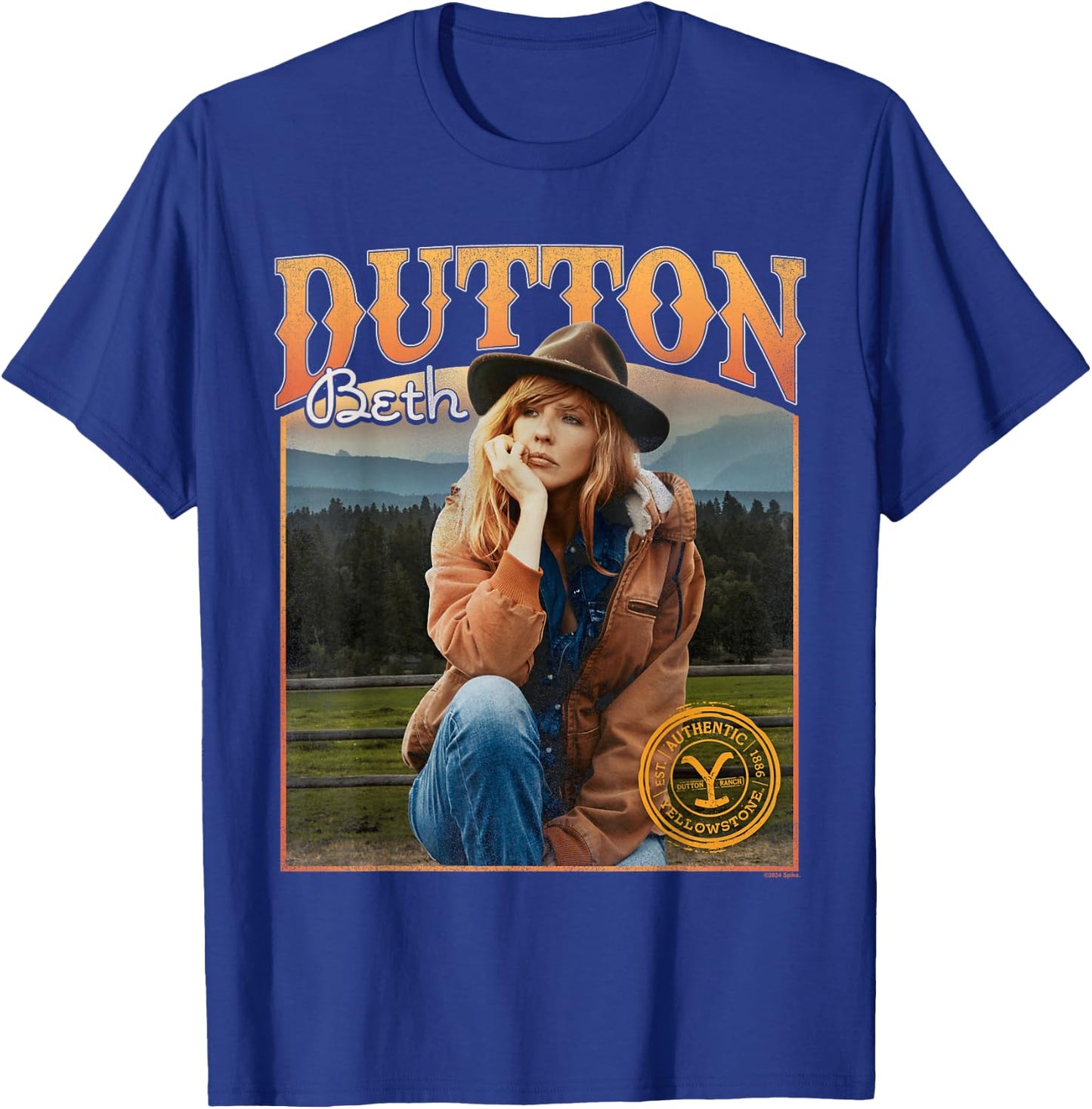 Yellowstone Beth Dutton Thoughts T-Shirt - T-Shirt | Royal