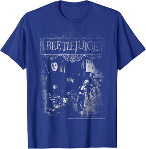 Beetlejuice Dark Poster T-Shirt - T-Shirt | Royal