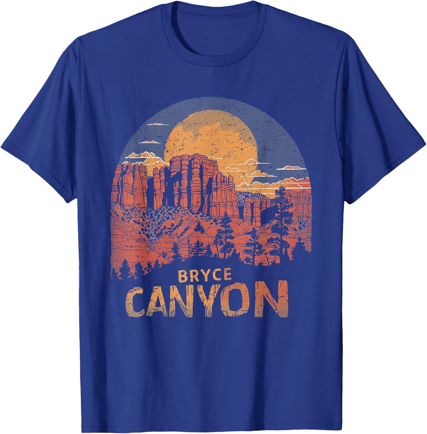 Bryce Canyon - US National Park Vintage Men Women Kids Utah T-Shirt - T-Shirt | Royal