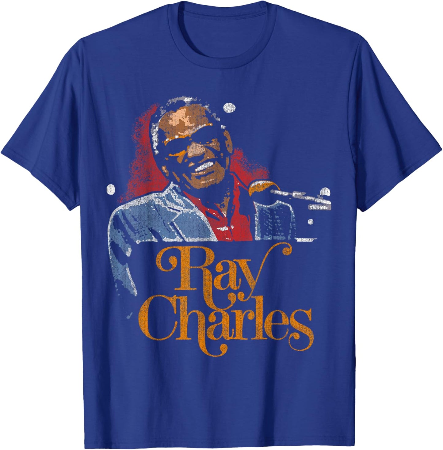 Ray Charles - Million Dollar Smile T-Shirt - T-Shirt | Royal