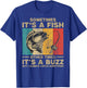 Funny Vintage Fishing Jokes Fisherman Bass Fish T-Shirt - T-Shirt | Royal