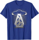 UFO Captures Kitty Cats The Only Intelligent Earth Life T-Shirt - T-Shirt | Royal