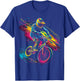 BMX Dirt Neon T-Shirt - T-Shirt | Royal