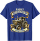 Cool Easily Distracted by Tractors Fun Farmer & Farming Gift T-Shirt - T-Shirt | Royal