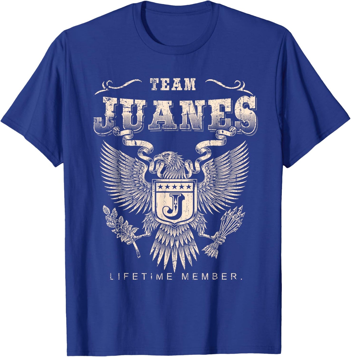 Team Juanes Lifetime Member - Juanes Name T-Shirt - T-Shirt | Royal
