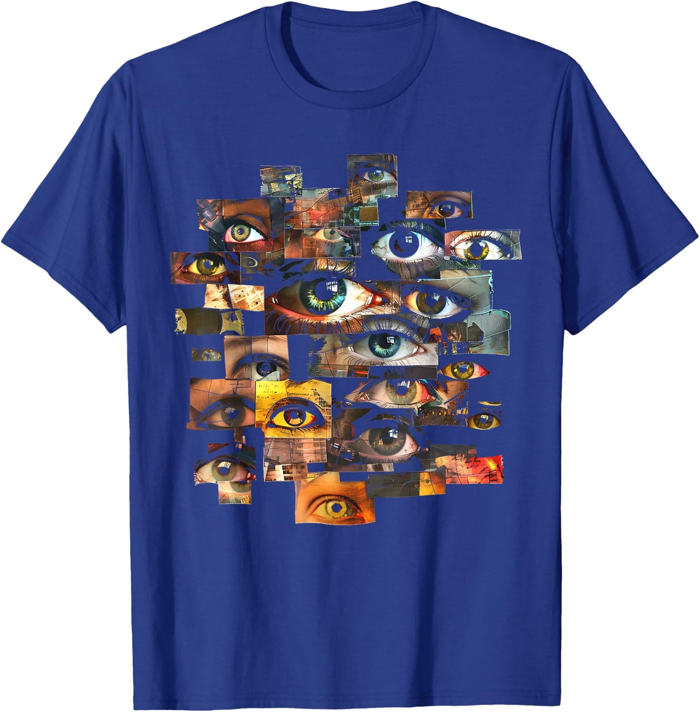 Eyes Eyeballs Weird Goth Grunge Alt Odd Strange Aesthetic T-Shirt - T-Shirt | Royal