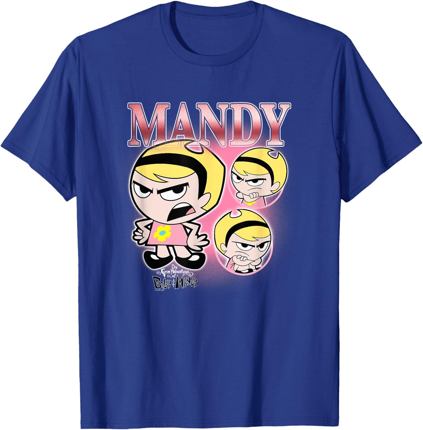 The Grim Adventures of Billy and Mandy Retro Mandy Montage T-Shirt - T-Shirt | Royal
