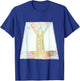 Artistic Tree Birds Trapezoid T-Shirt - T-Shirt | Royal