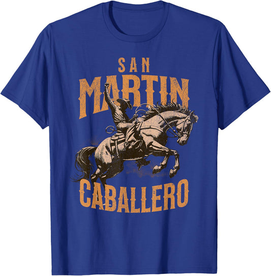 San Martin Caballero St Martin of Tours Catholic Saint Horse T-Shirt - T-Shirt | Royal