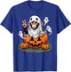 Funny Monkey Ghost Boo Halloween Monkey Kids T-Shirt - T-Shirt | Royal