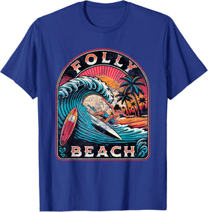 Folly Beach T-Shirt - T-Shirt | Royal