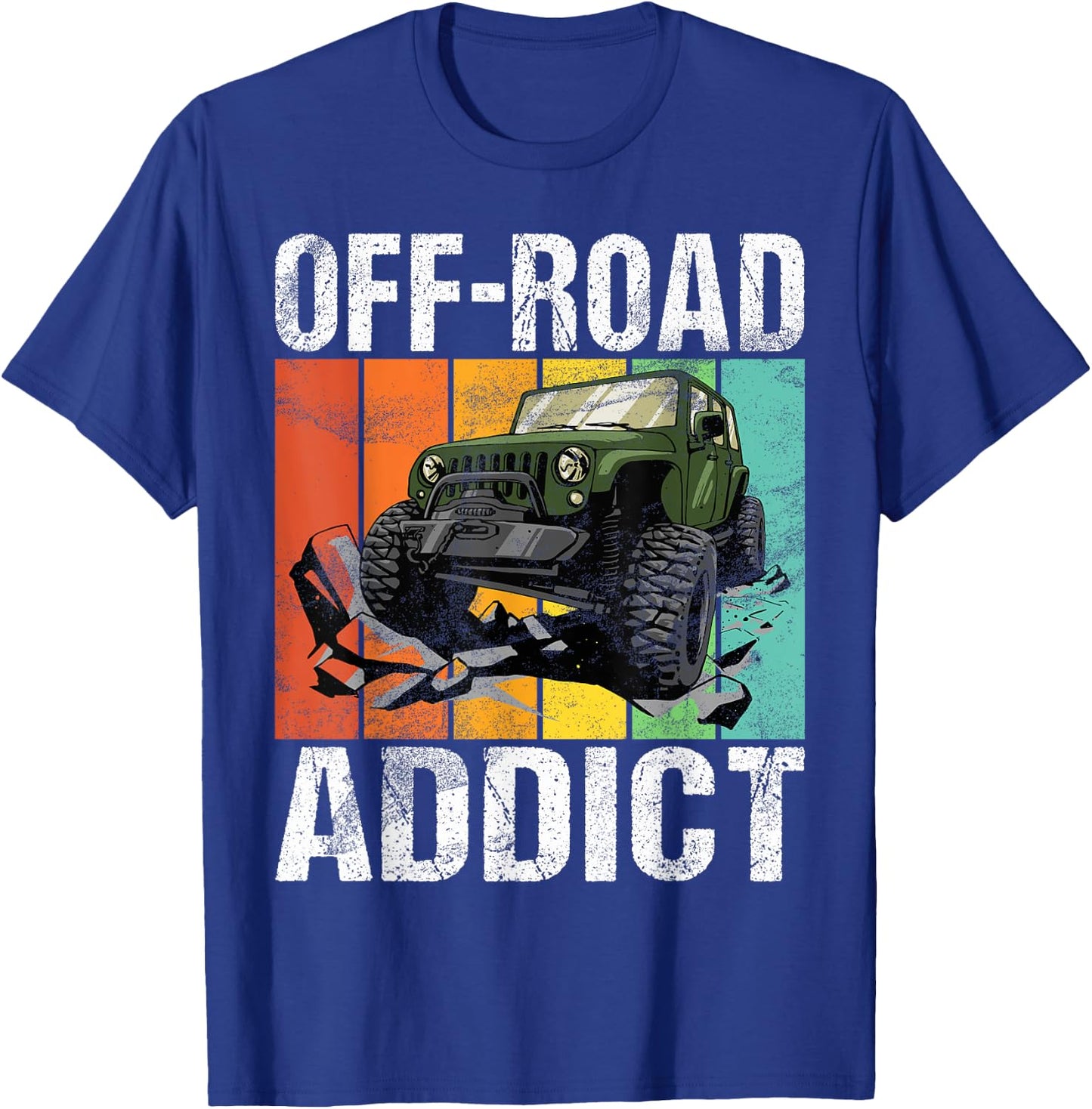 Off-Road Addict Offroad T-Shirt - T-Shirt | Royal
