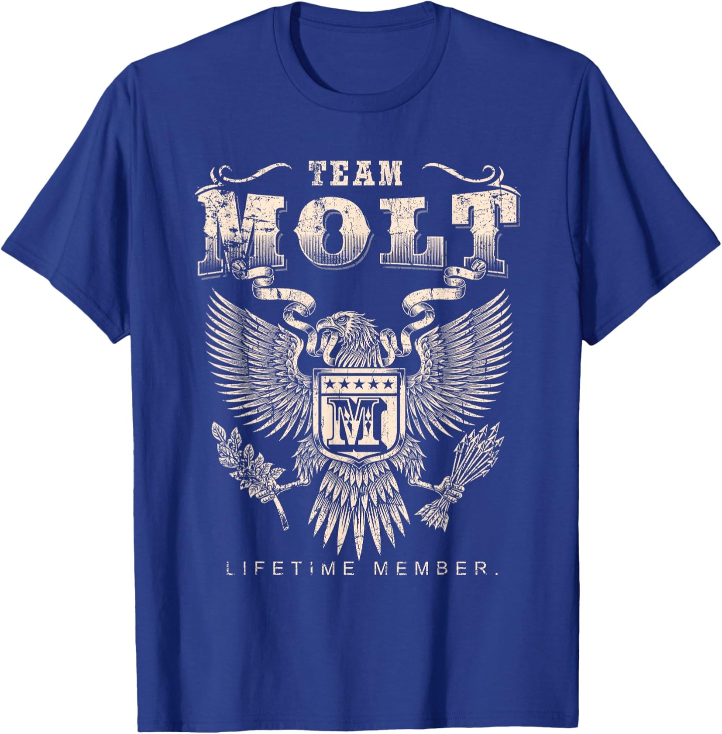 Team Molt Lifetime Member - Molt Name T-Shirt - T-Shirt | Royal
