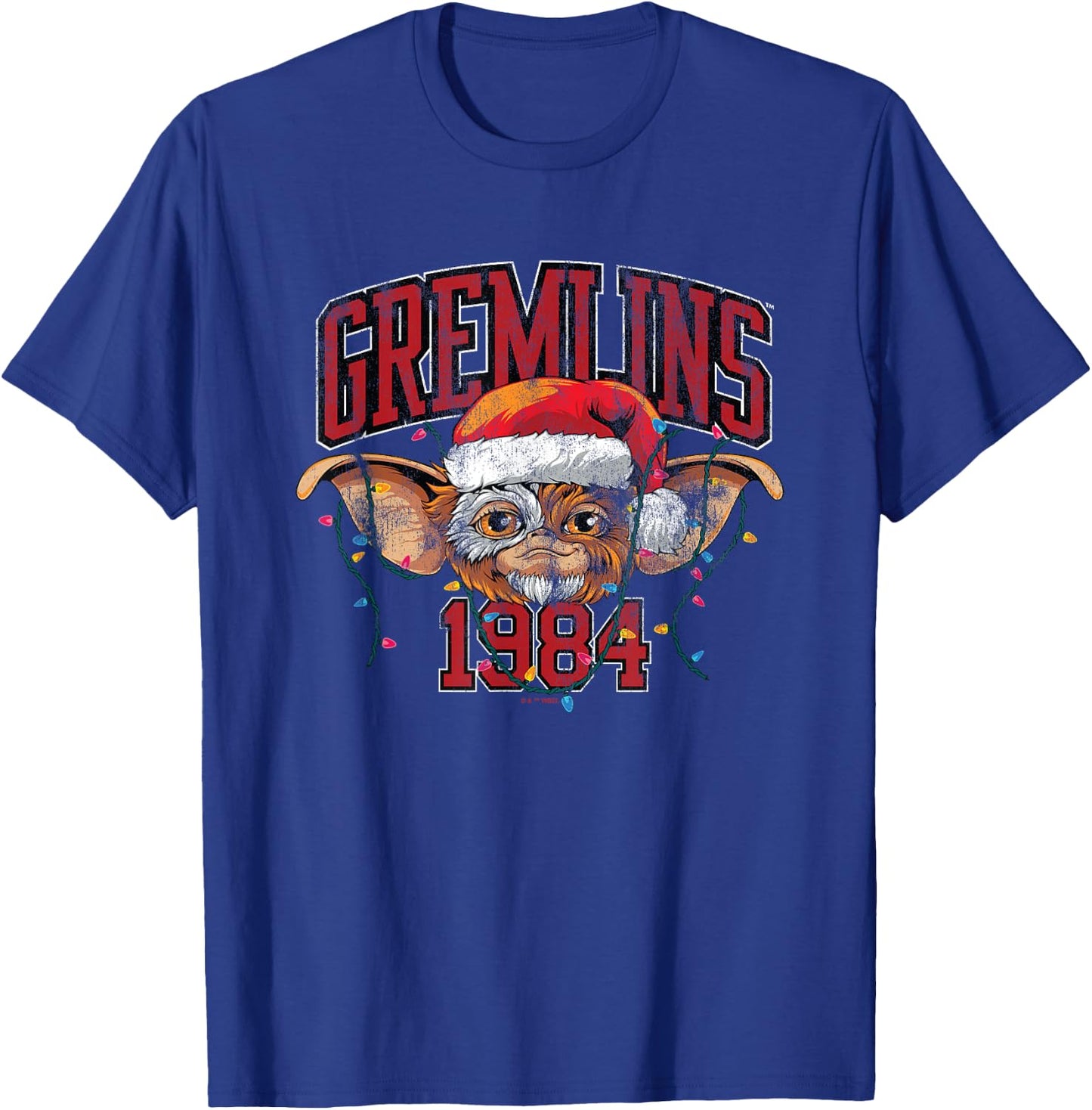 Gremlins Varsity Christmas T-Shirt - T-Shirt | Royal
