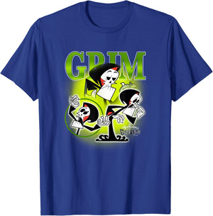 The Grim Adventures of Billy and Mandy Grim Retro Montage T-Shirt - T-Shirt | Royal