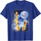 Three Rubber Chicken Moon Funny Screaming Fowl Cursed Joke T-Shirt - T-Shirt | Royal