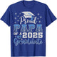 Super Proud Papa of 2025 Graduate Awesome Family College T-Shirt - T-Shirt | Royal