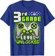 Back to School 3rd Grade Boys Gamer First Day School Level T-Shirt - T-Shirt | Royal