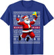 Funny Santa Playing Volleyball Ugly Christmas Sweater Xmas T-Shirt - T-Shirt | Royal
