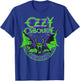 Ozzy Osbourne Bat Circle Neon V2 T-Shirt - T-Shirt | Royal