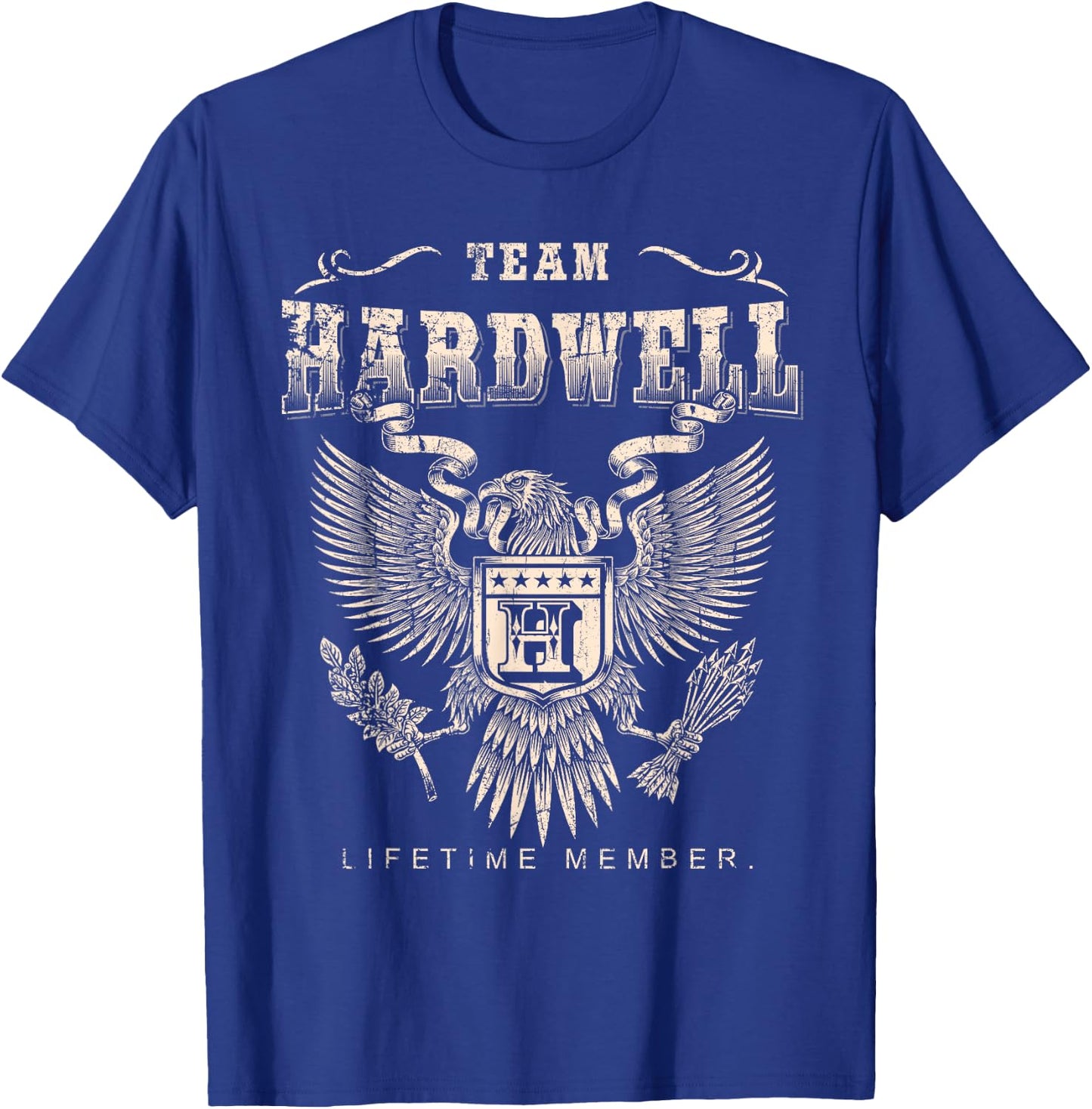 Team Hardwell Lifetime Member - Hardwell Name T-Shirt - T-Shirt | Royal