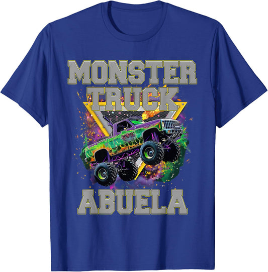 Monster Truck Abuela Monster Truck Are My Jam Truck Lovers T-Shirt - T-Shirt | Royal