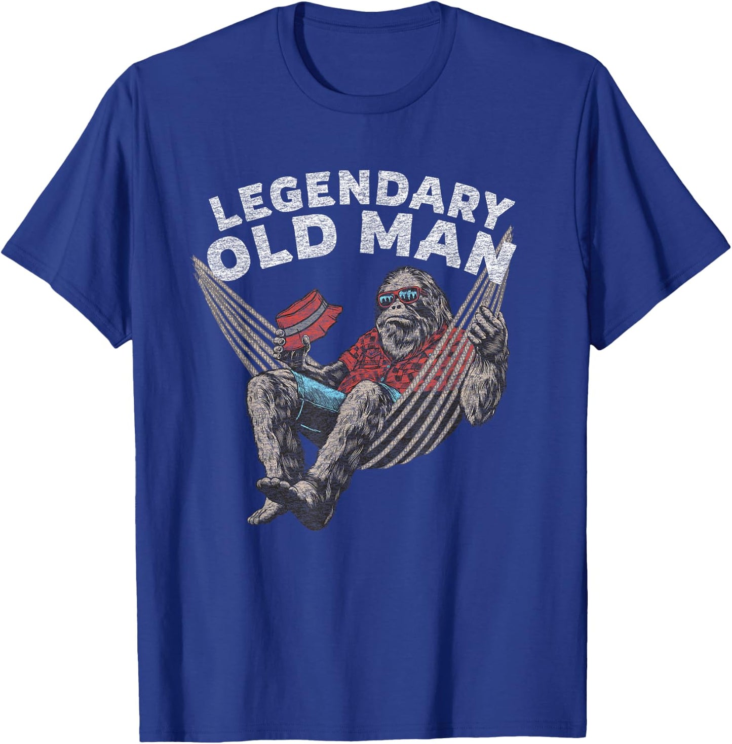 Funny Old Man Guy Legendary Saying T-Shirt - T-Shirt | Royal