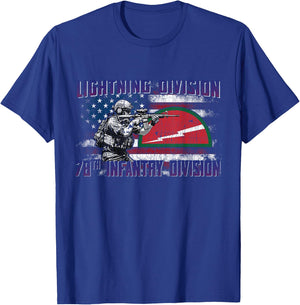 78th Infantry Division 78th ID Lightning Division Gifts T-Shirt - T-Shirt | Royal