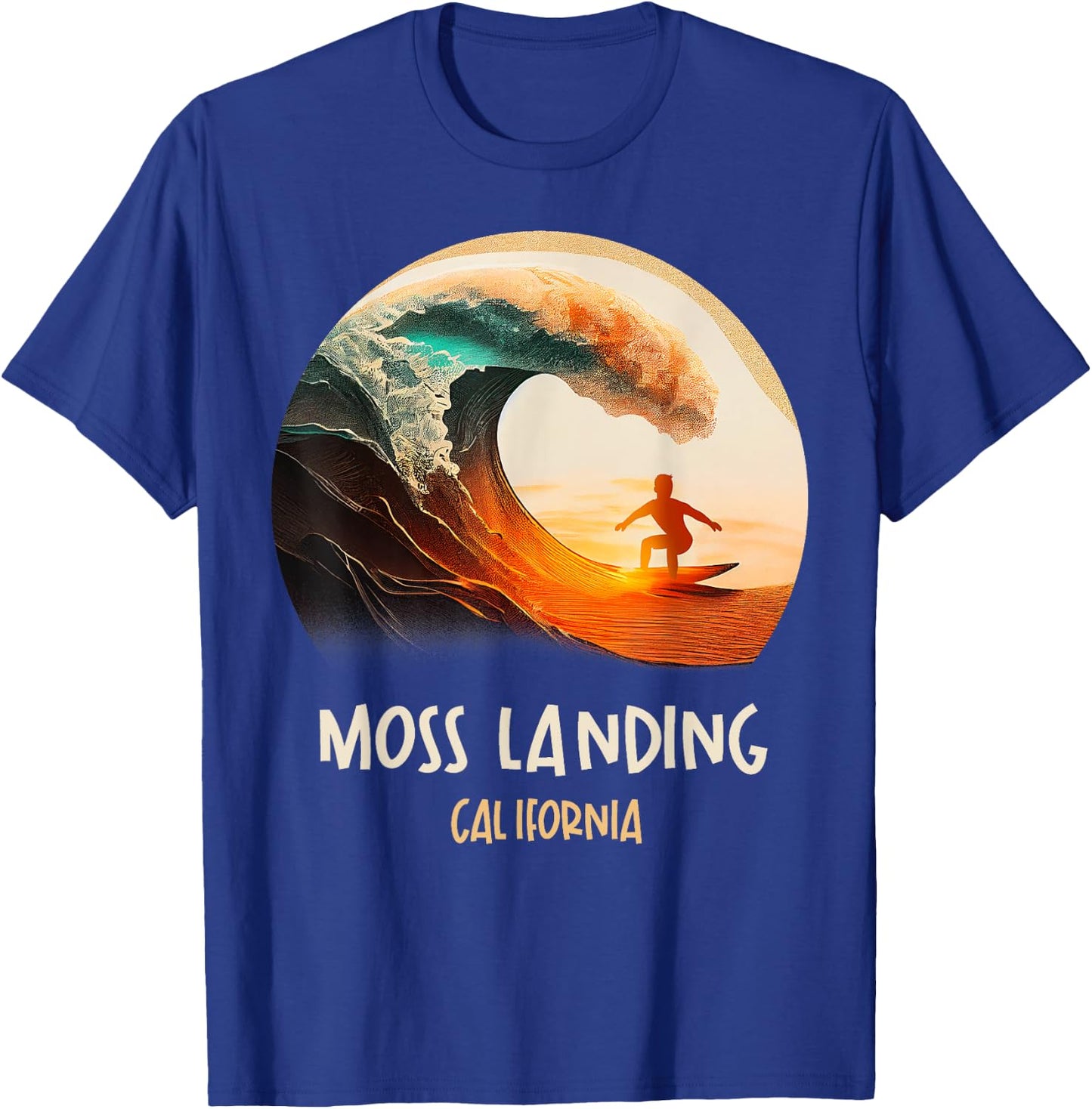 Moss Landing California T-Shirt - T-Shirt | Royal