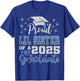 Super Proud Little Sister of 2025 Graduate Awesome Family T-Shirt - T-Shirt | Royal